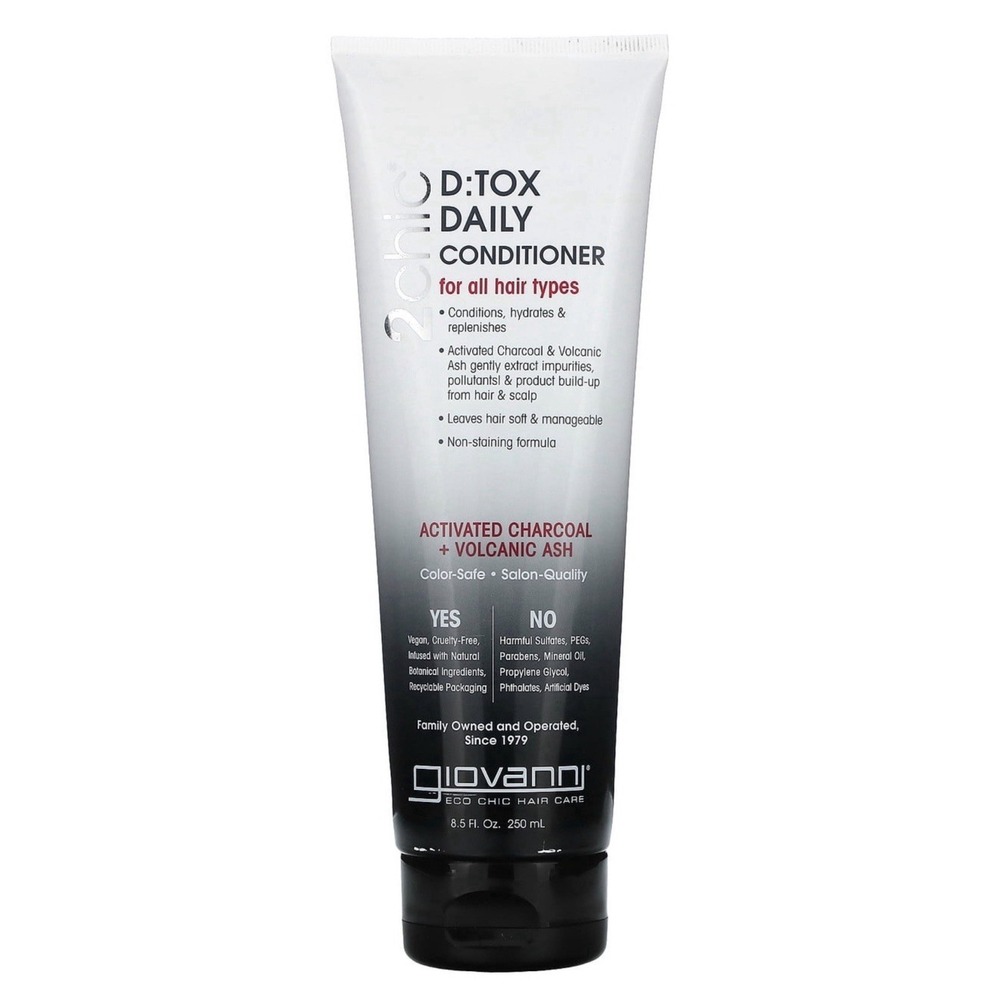 Giovanni 2chic D:TOX Daily Conditioner For All Hair Types 8.5 fl oz NEW